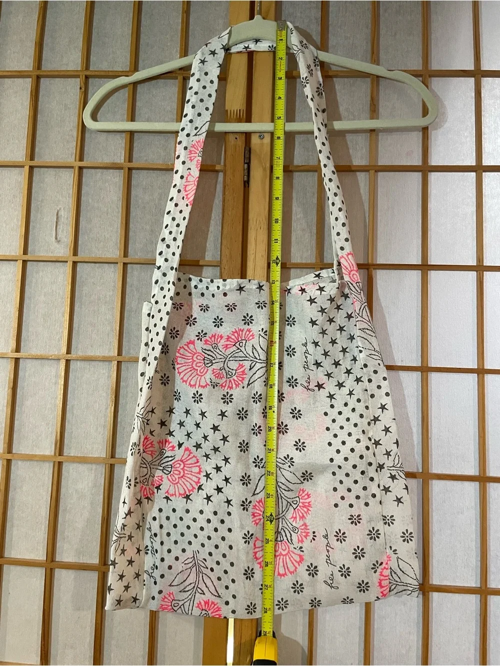 Free People Boho Pattern Reusable Cloth Tote Bag